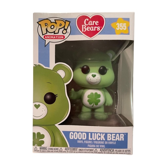 Funko Pop - Care Bears , Good Luck Bear #355 - Picture 2 of 7